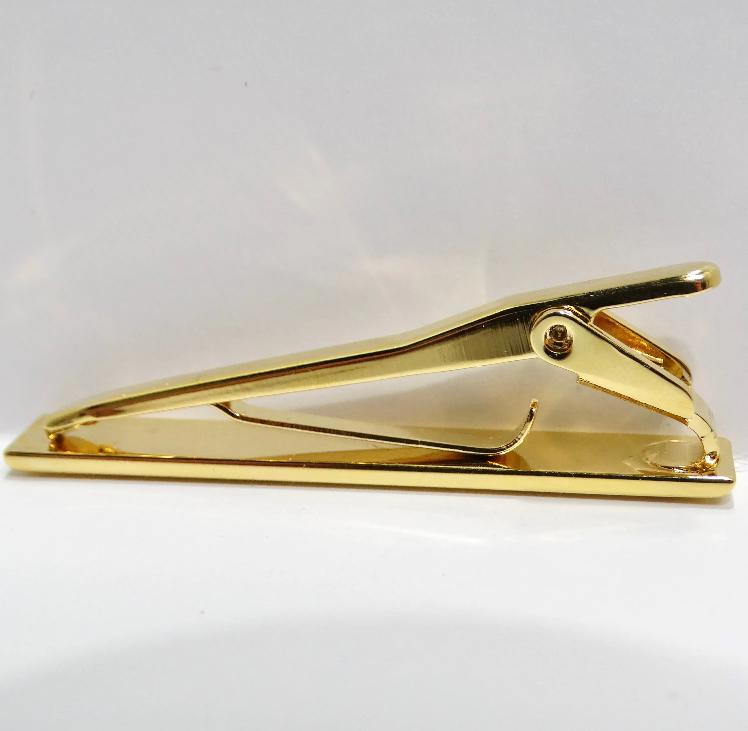 18K Gold Plated 1970s Tie Clip