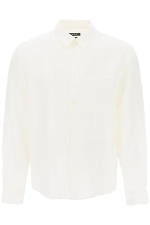 A.P.C. linen cassel shirt for