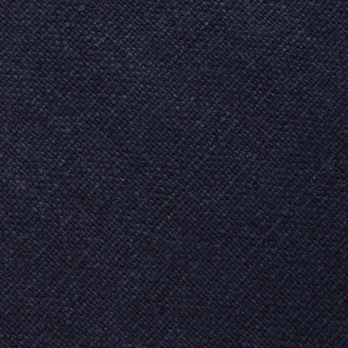 Baltic Sea Midnight Blue Linen Skinny Tie