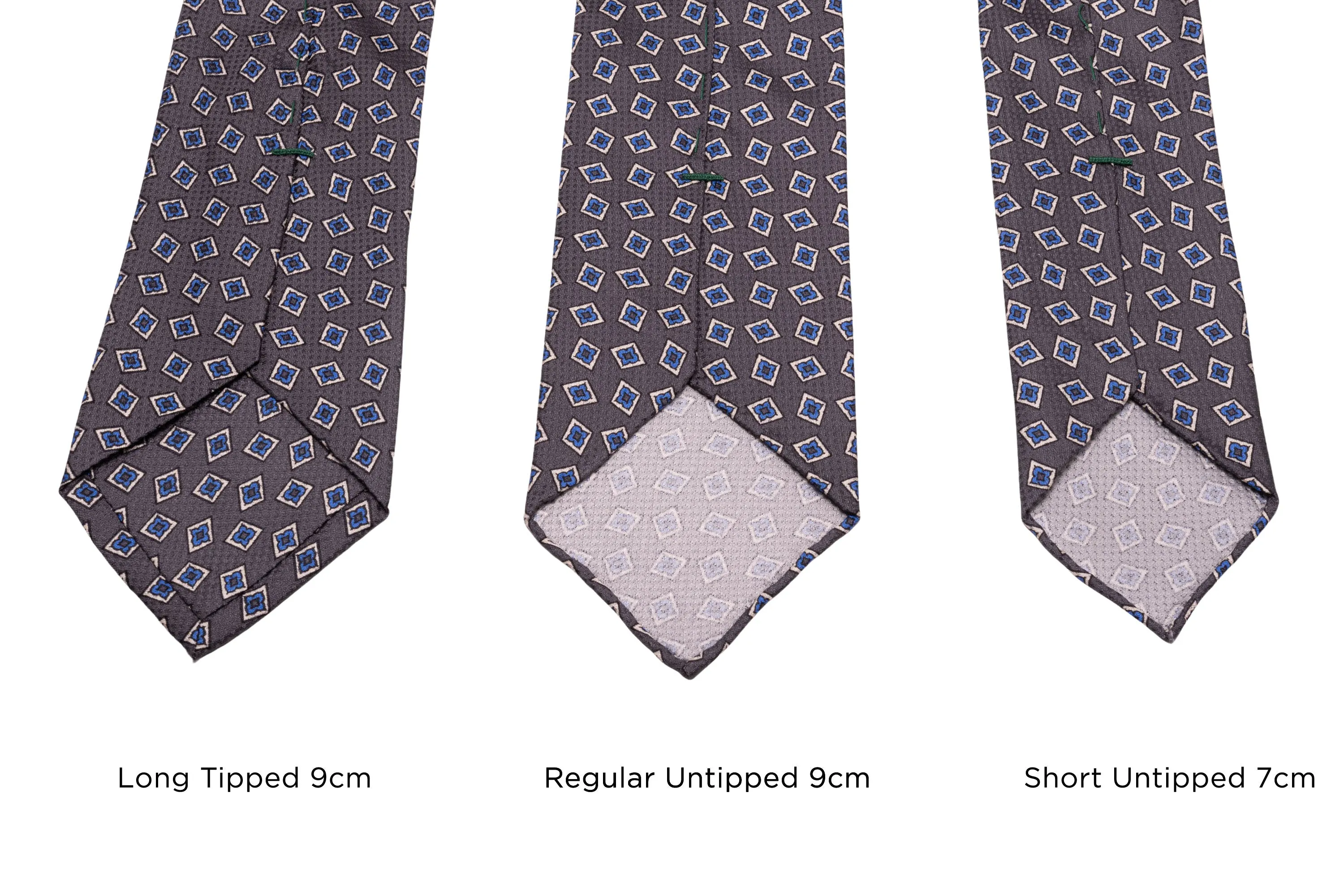 Battleship Gray Jacquard Woven Tie