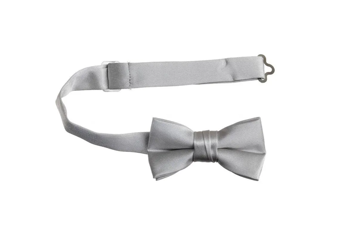 Boys and Youth Solid Poly-Satin Bow Ties for First Holy Communion