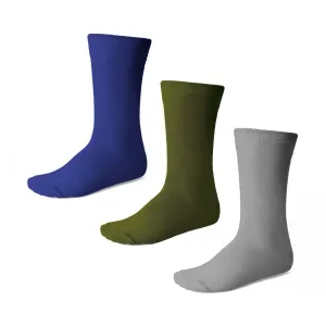 Boys' Earth Tone Crew Socks, 3-Pack