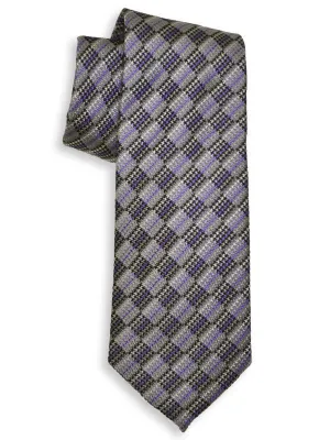 Boy's Tie 13689 Silver/Purple