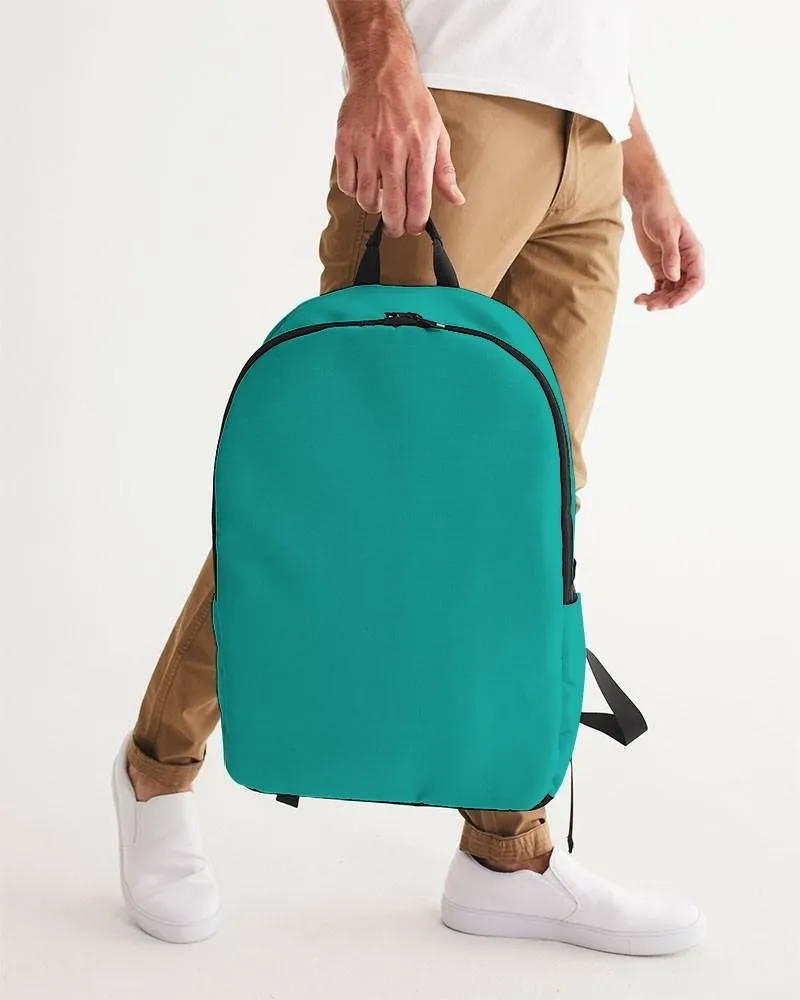 Bright Blue Cool Green Waterproof Backpack | Bright Pure Blue Cool Green | C100M0Y50K0