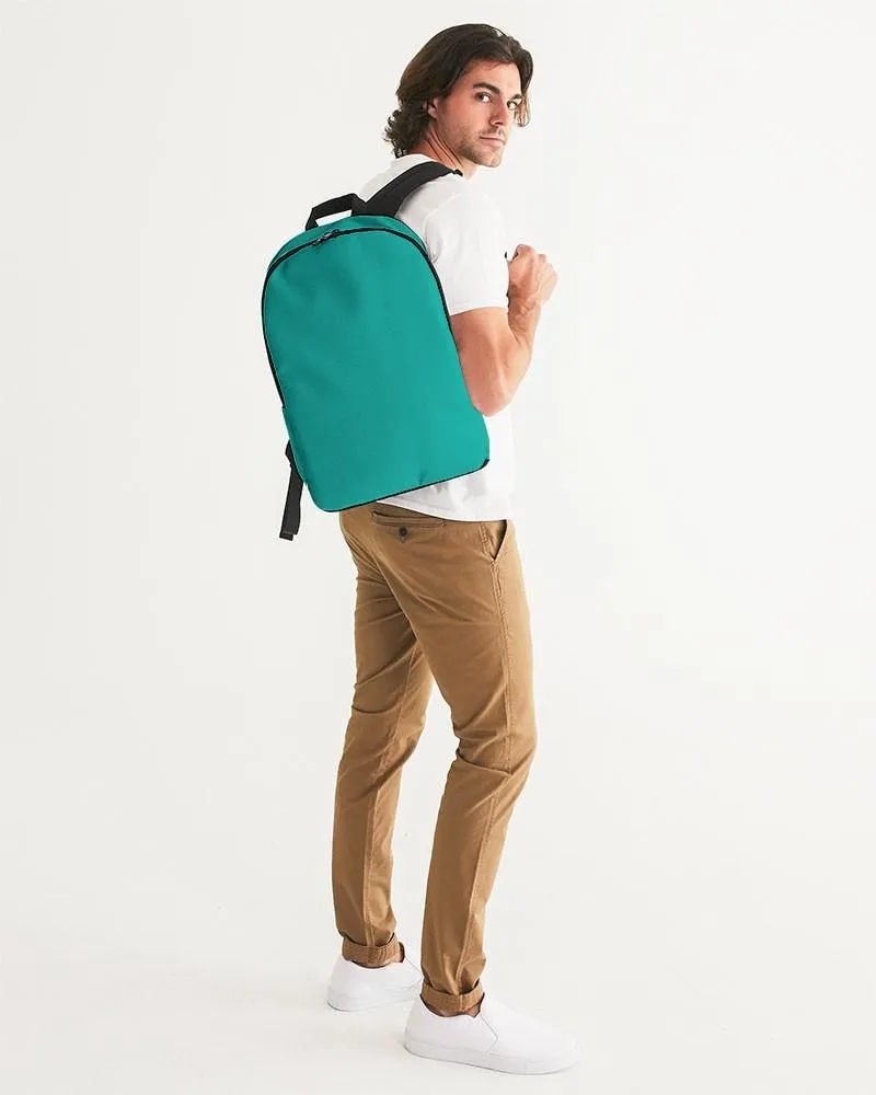 Bright Blue Cool Green Waterproof Backpack | Bright Pure Blue Cool Green | C100M0Y50K0