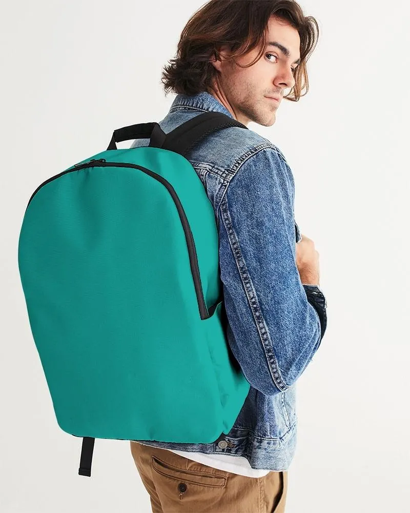 Bright Blue Cool Green Waterproof Backpack | Bright Pure Blue Cool Green | C100M0Y50K0