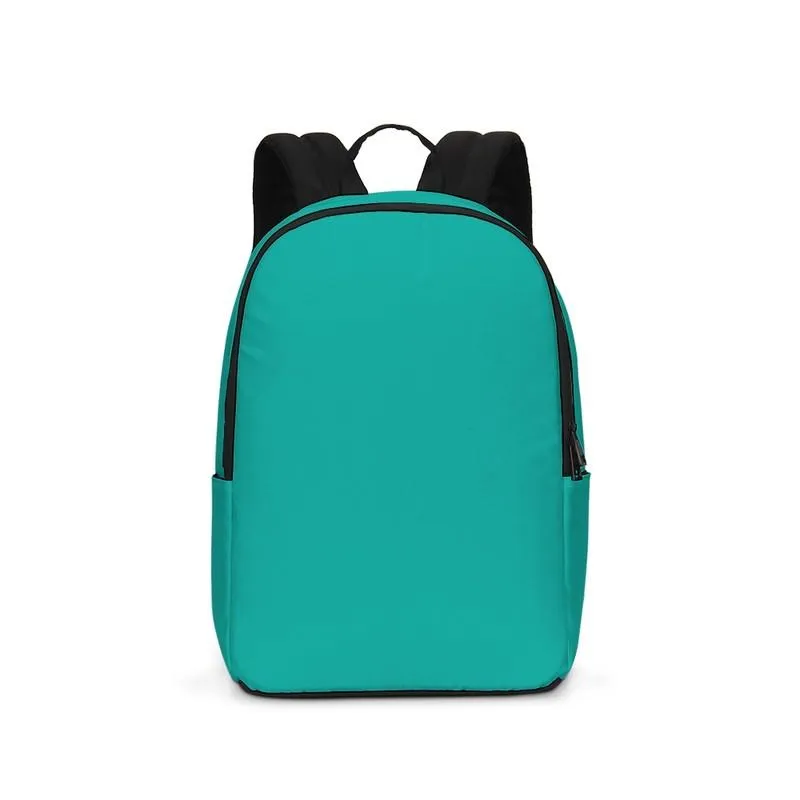 Bright Blue Cool Green Waterproof Backpack | Bright Pure Blue Cool Green | C100M0Y50K0