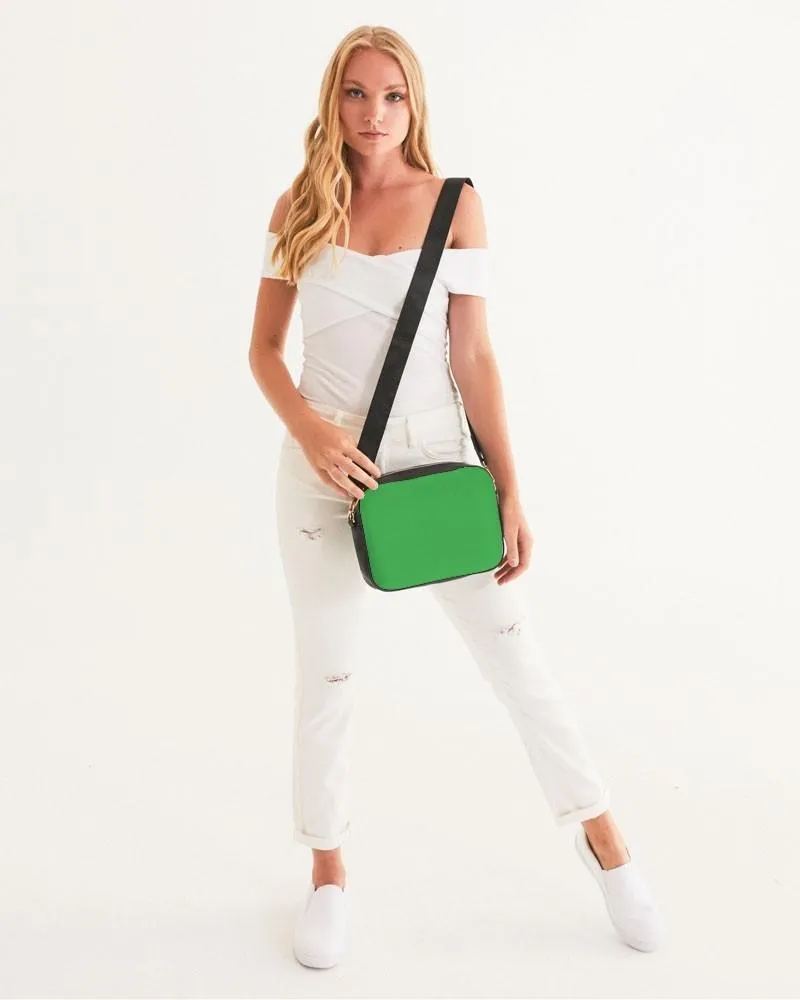 Bright Green Crossbody Bag | Bright Pure Green | C75M0Y100K0