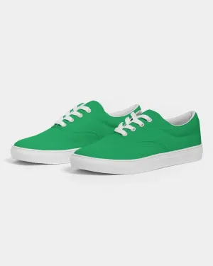 Bright Green Men's Canvas Sneakers | Men's | Bright Pure Green | C100M0Y100K0