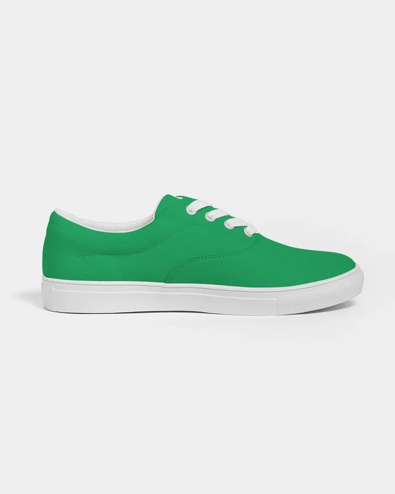 Bright Green Men's Canvas Sneakers | Men's | Bright Pure Green | C100M0Y100K0