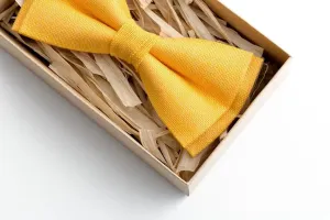 Bright Yellow Bow Tie | Men's & Boys' Wedding Accessory