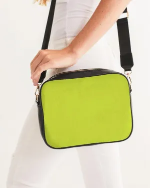 Bright Yellow Warm Green Crossbody Bag | Bright Pure Yellow Warm Green | C25M0Y100K0