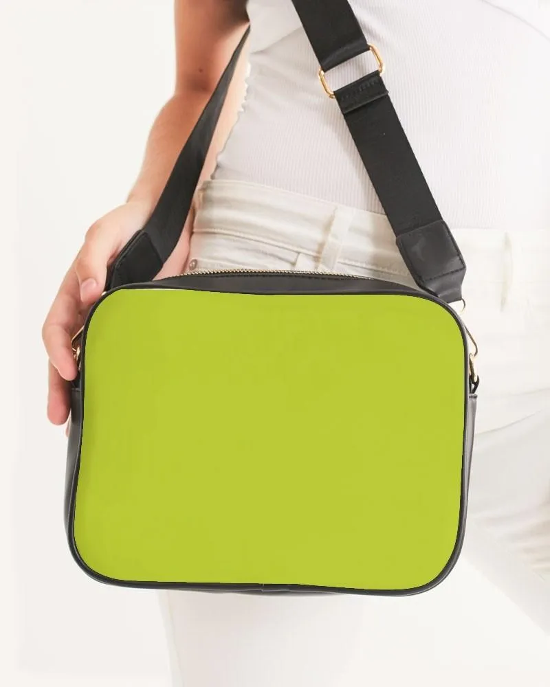 Bright Yellow Warm Green Crossbody Bag | Bright Pure Yellow Warm Green | C25M0Y100K0