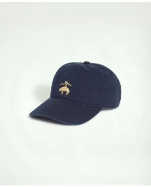 Brooks Brothers Men's Cotton Logo Baseball Hat Navy