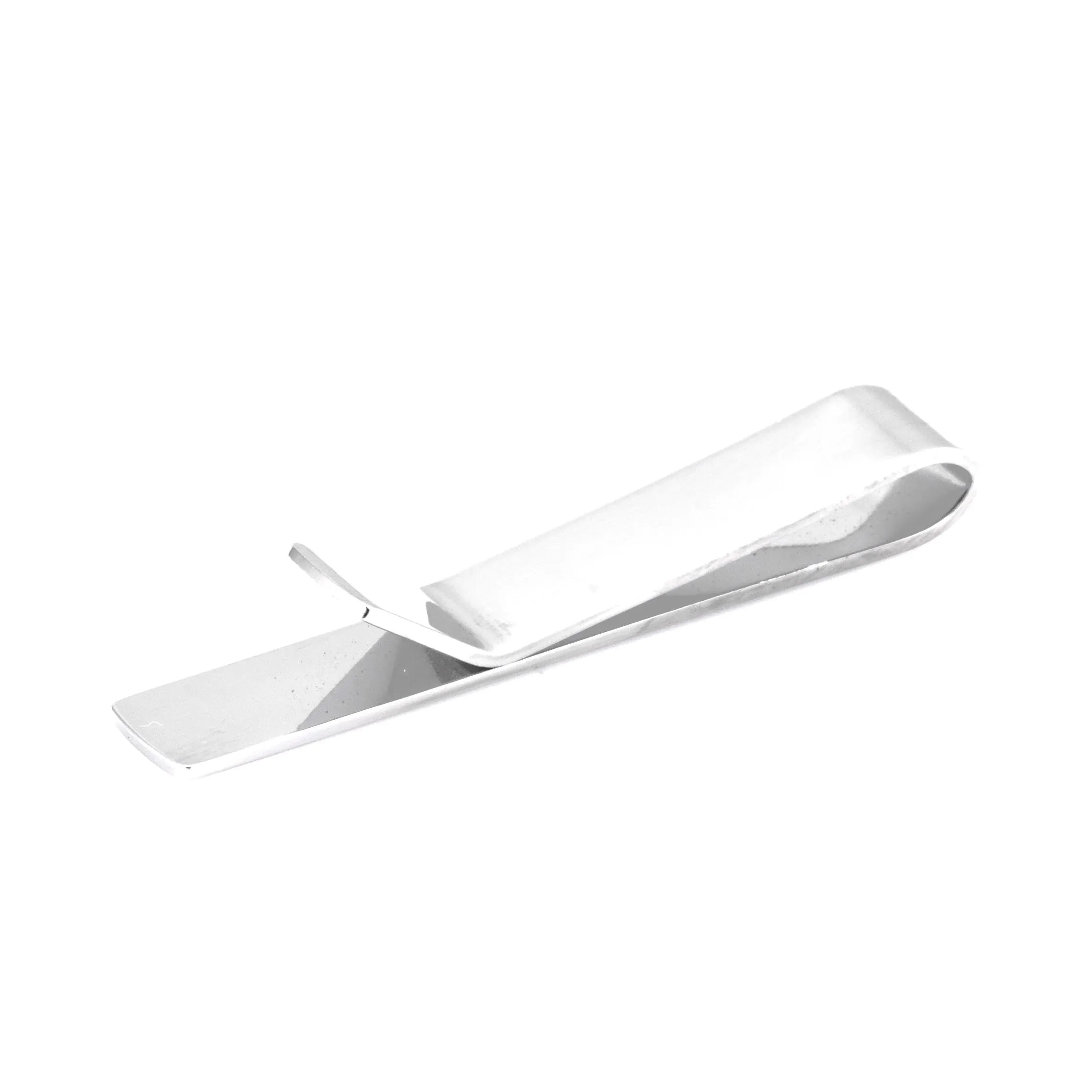 Brushed Silver Tie Bar 47mm