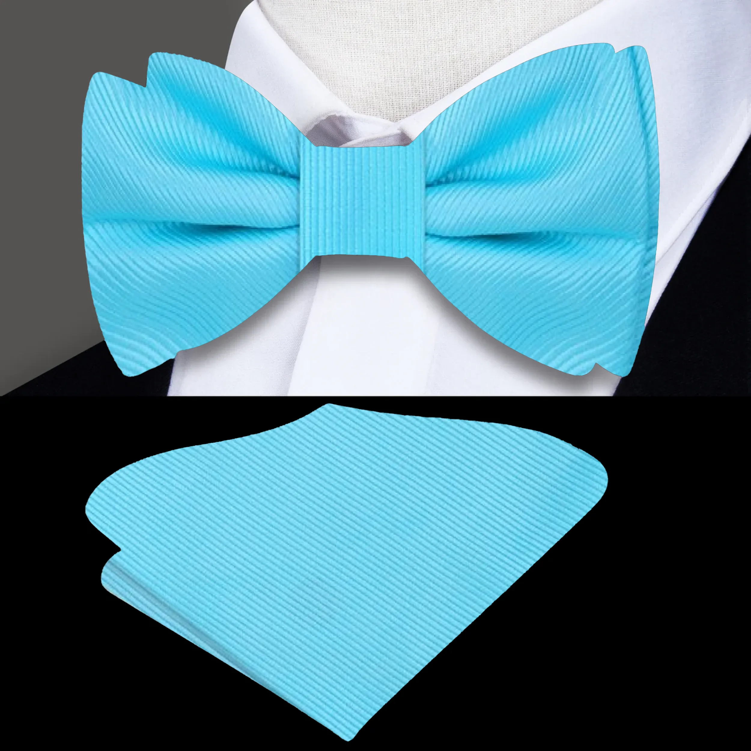 Business Lined Bow Tie