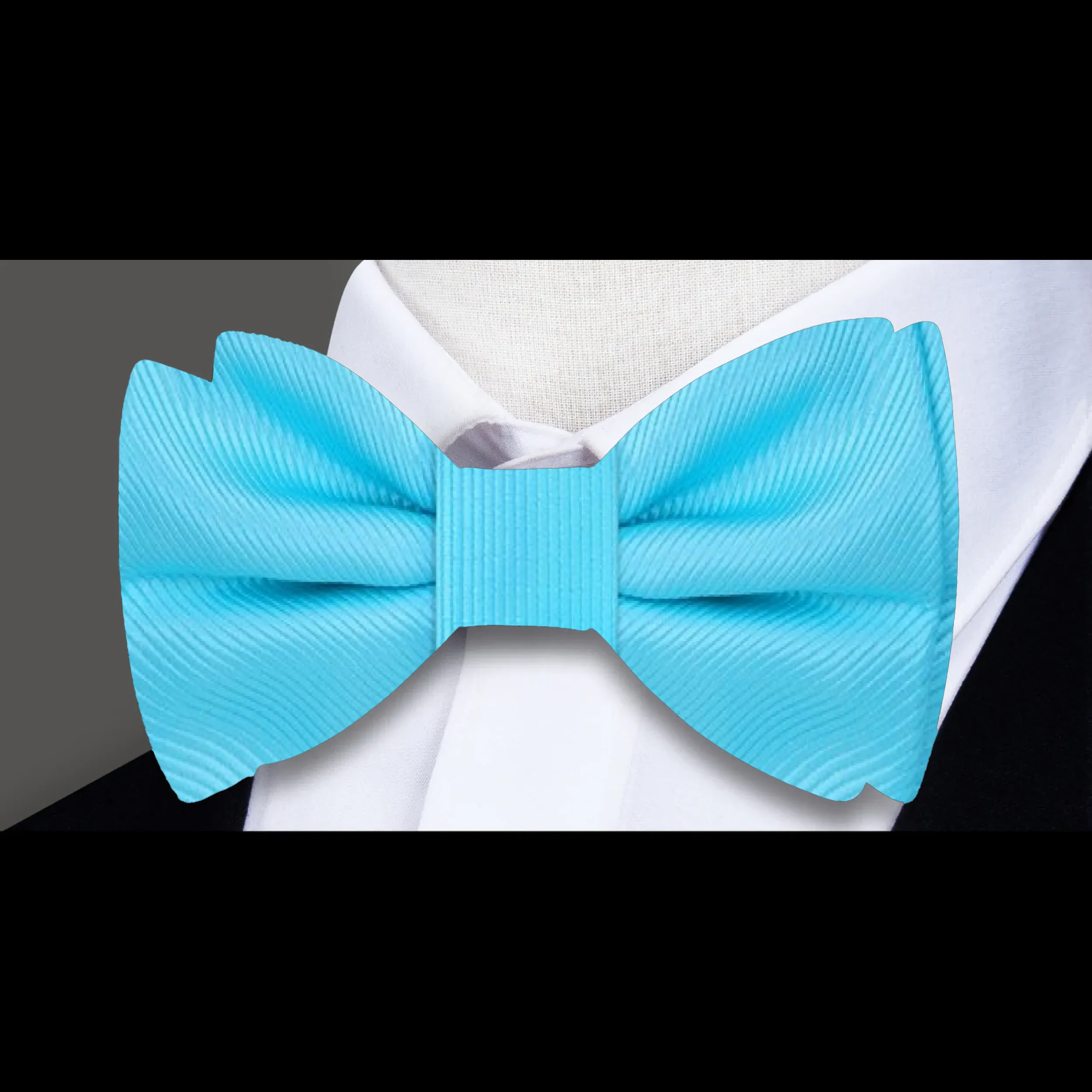 Business Lined Bow Tie