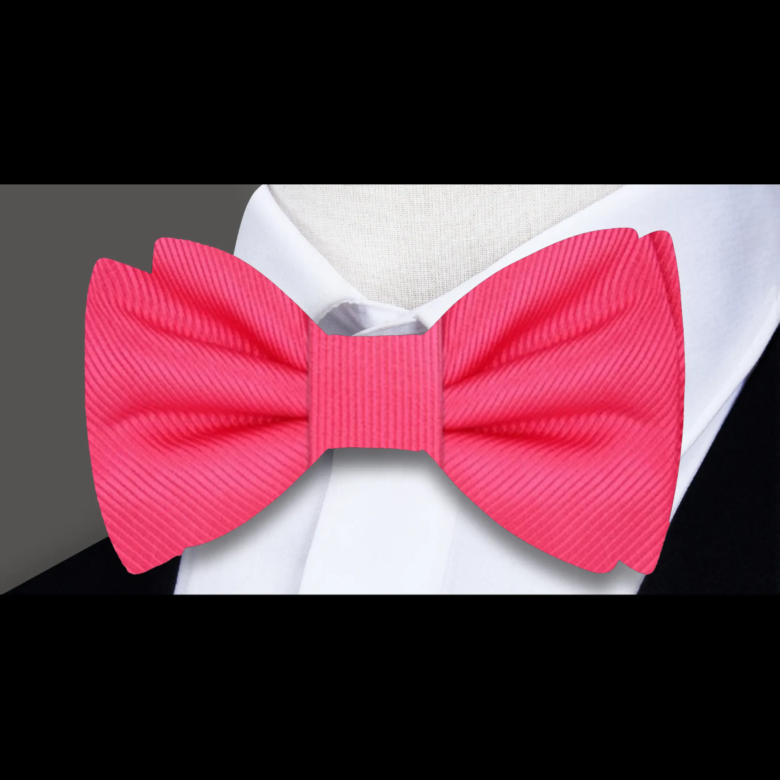 Business Lined Bow Tie