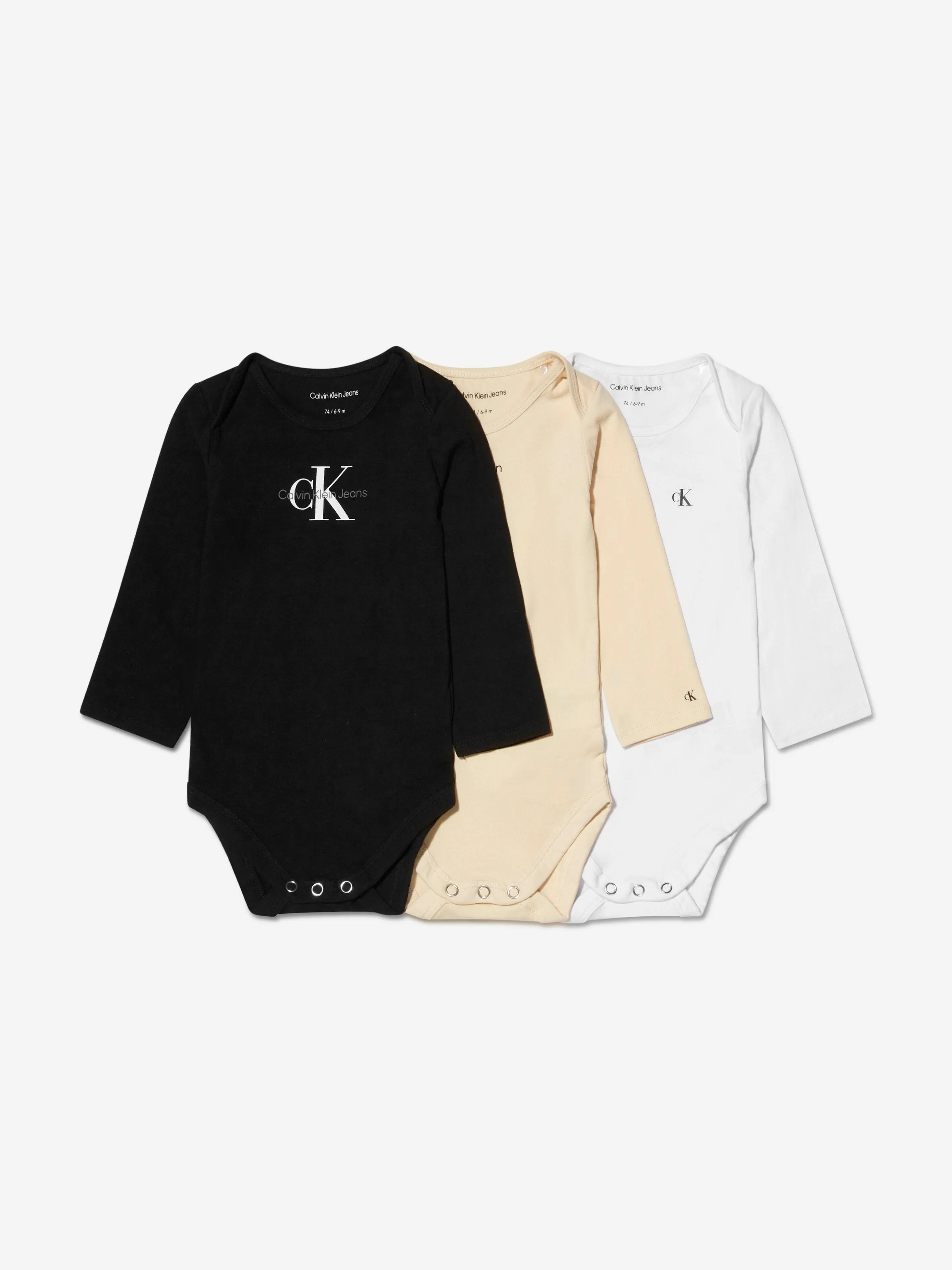 Calvin Klein Baby Unisex Organic Cotton Bodysuit Gift Set