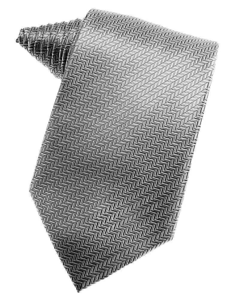 Chocolate Herringbone Necktie