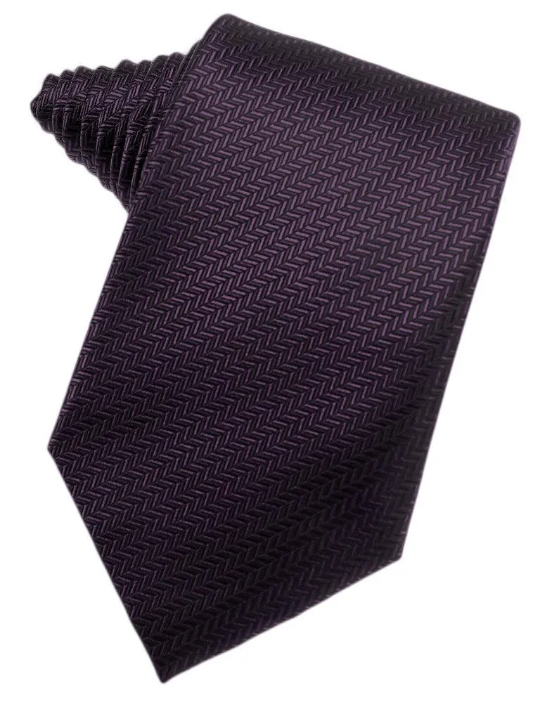 Cloudy Herringbone Necktie