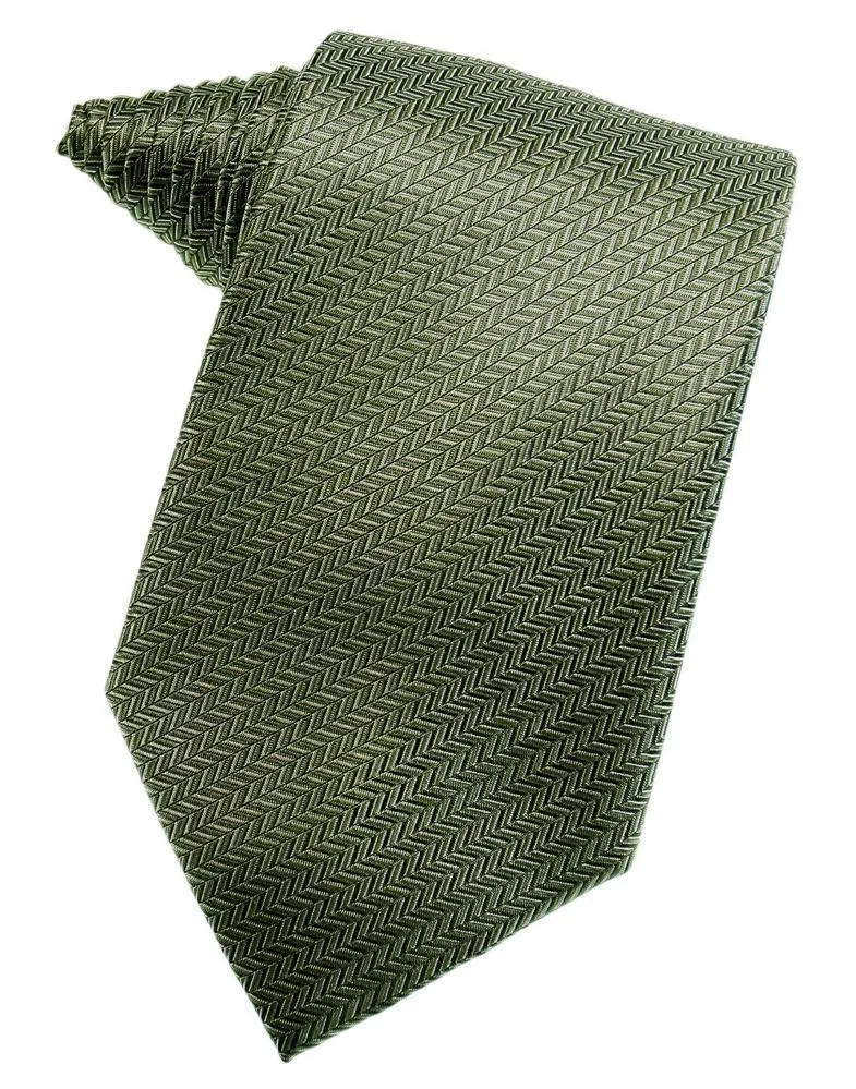 Cloudy Herringbone Necktie