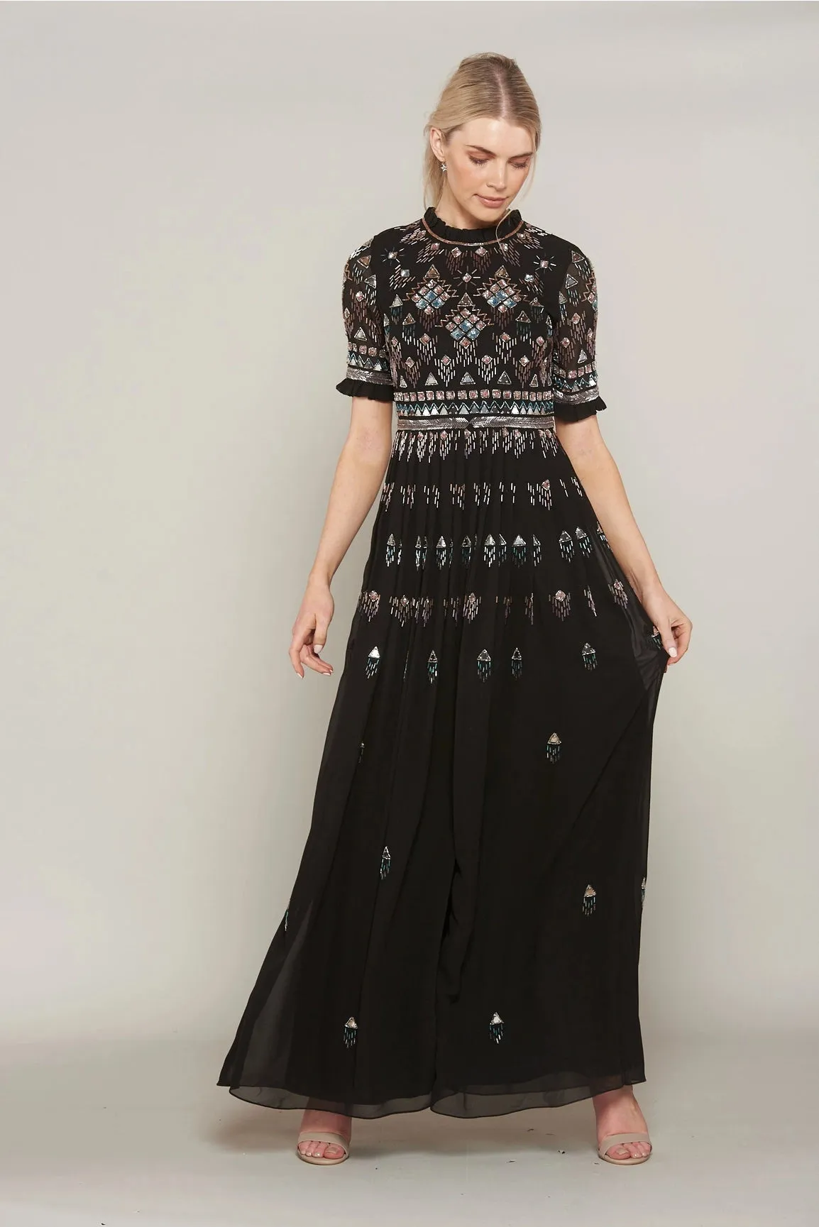 Cynthia Embellished Maxi Dress