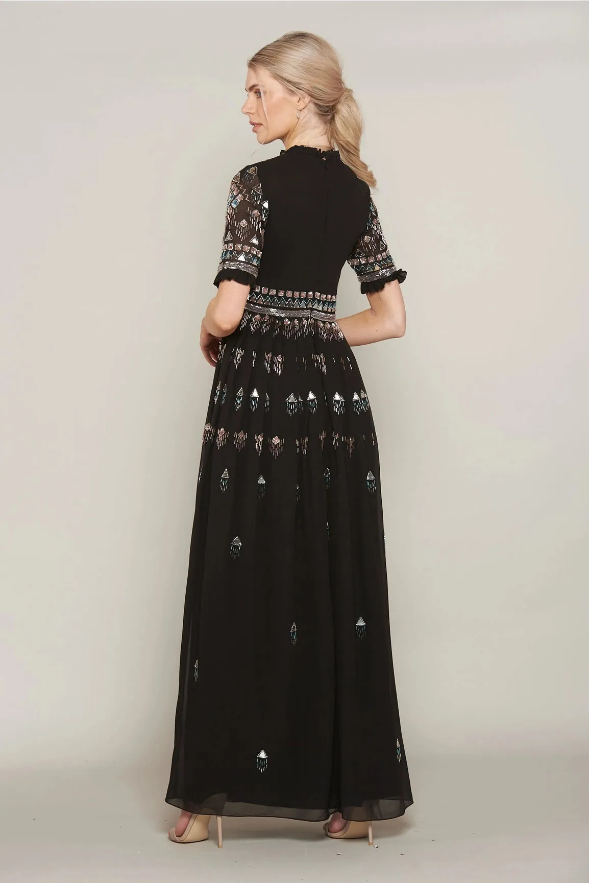 Cynthia Embellished Maxi Dress