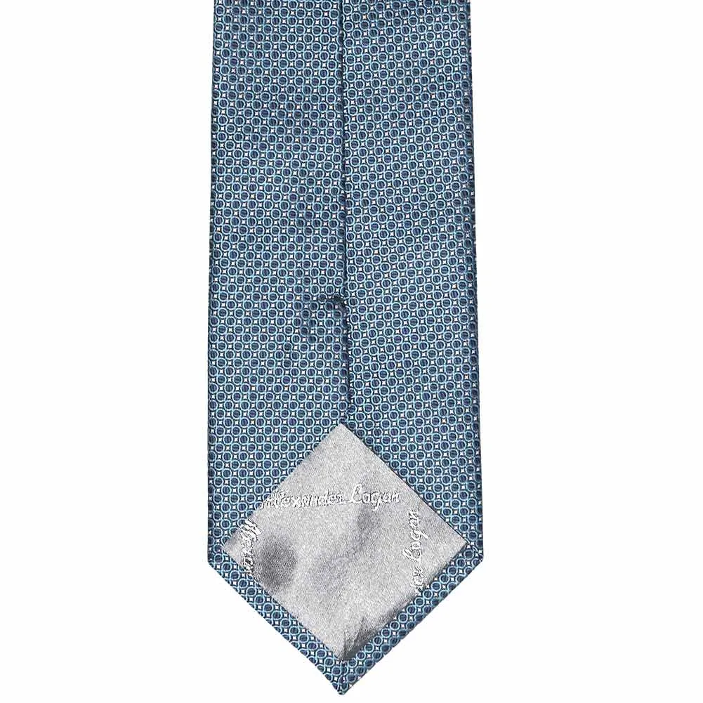 Dark Blue Henry Grain Pattern Necktie