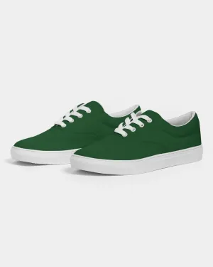 Dark Green Men's Canvas Sneakers | Men's | Dark Pure Green | C100M0Y100K80