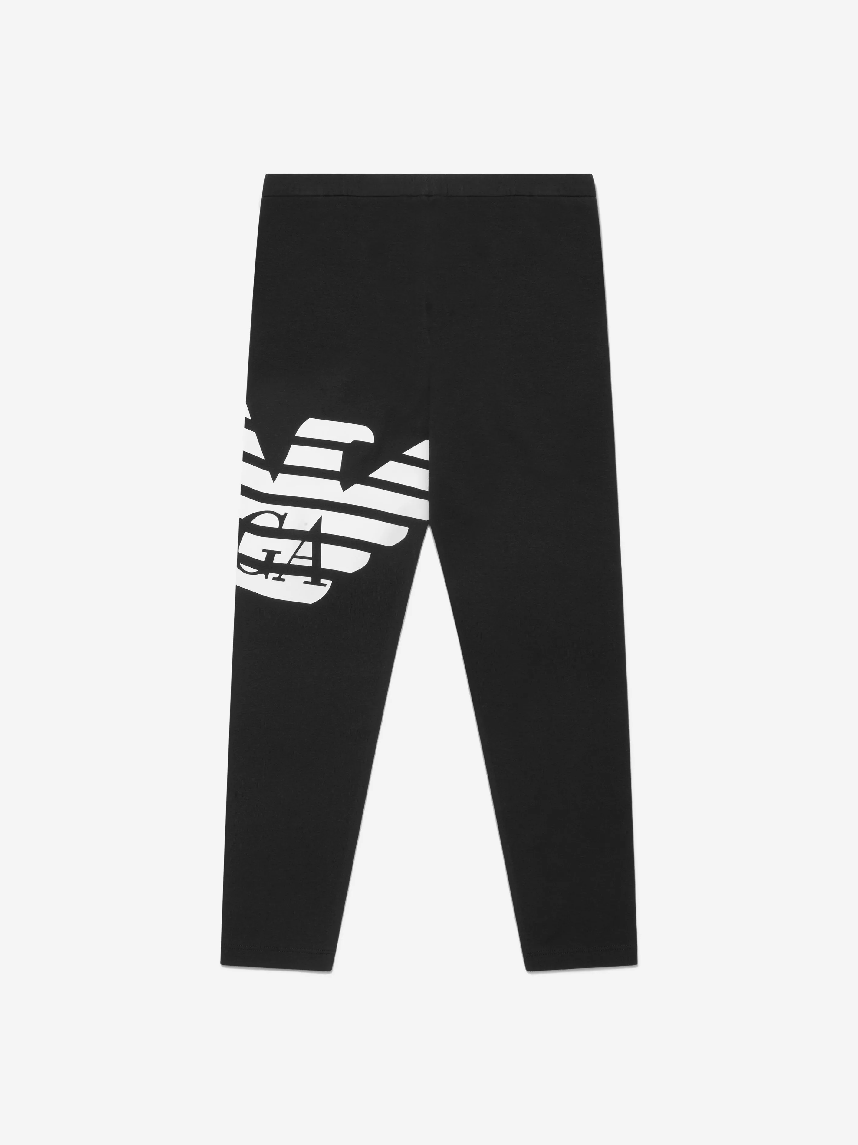 Emporio Armani Girls Cotton Logo Print Leggings