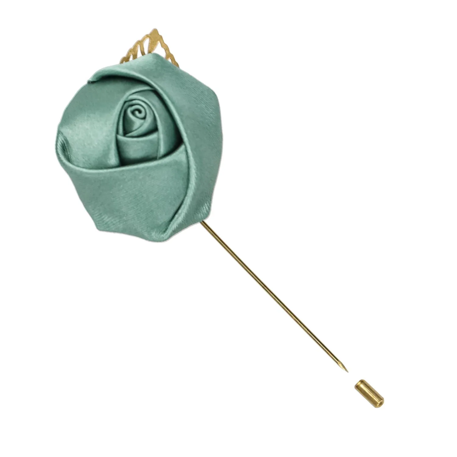 Eucalyptus Premium Flower Lapel Pin