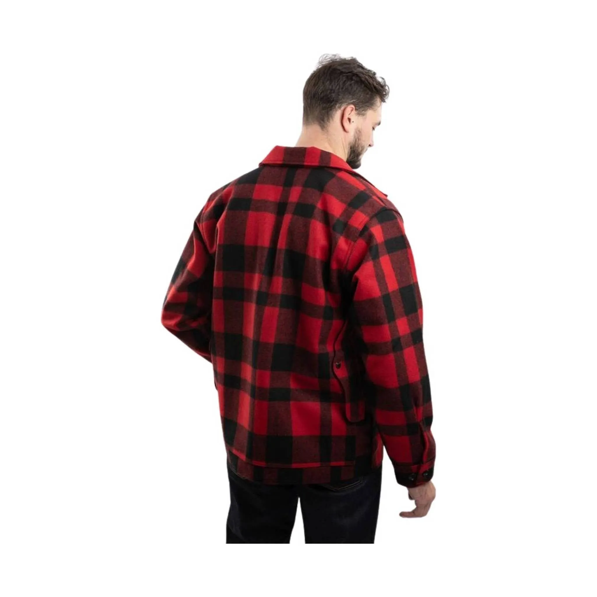 Filson Men's Mackinaw Wool Cruiser - Red/Black Plaid