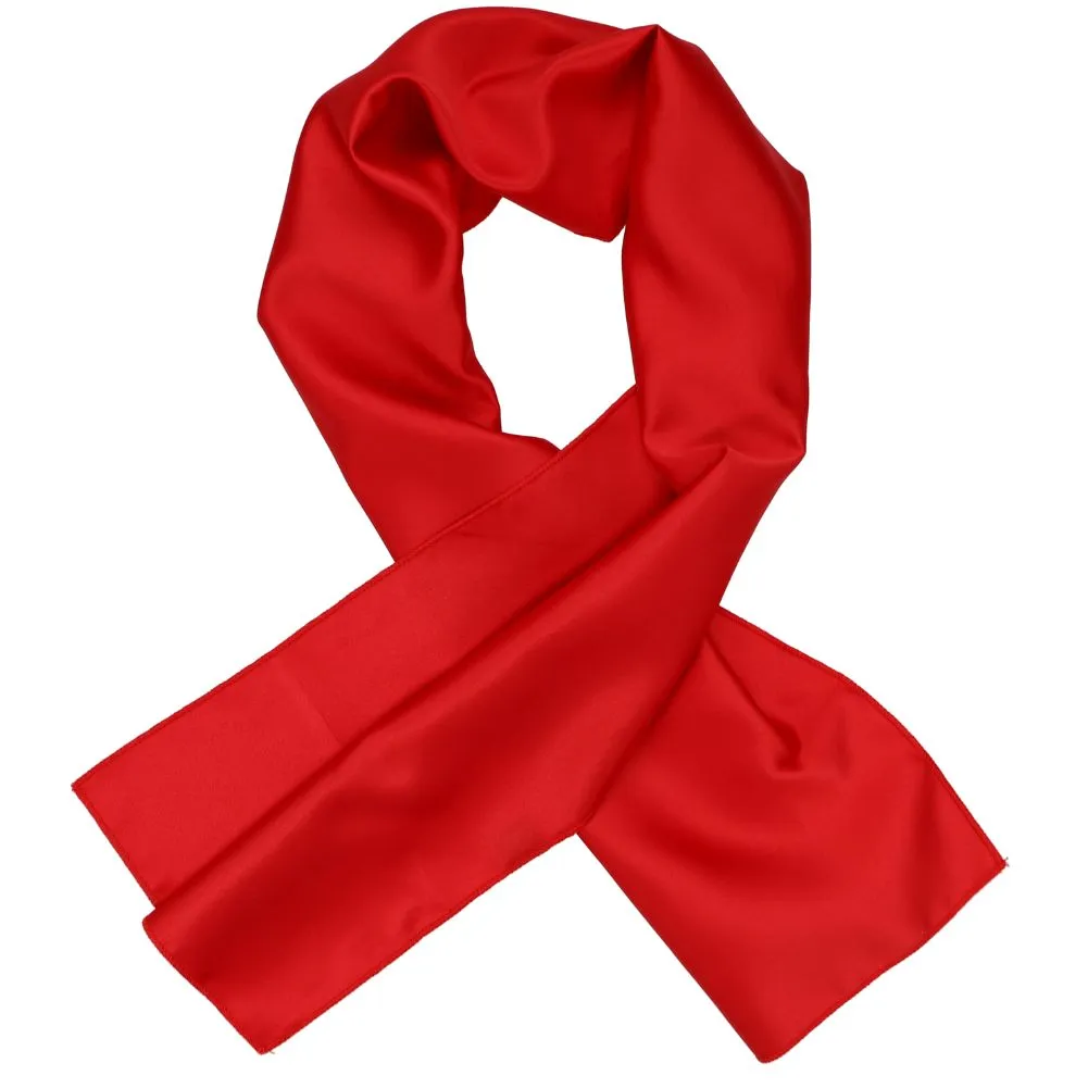 Fire Engine Red Solid Color Scarf