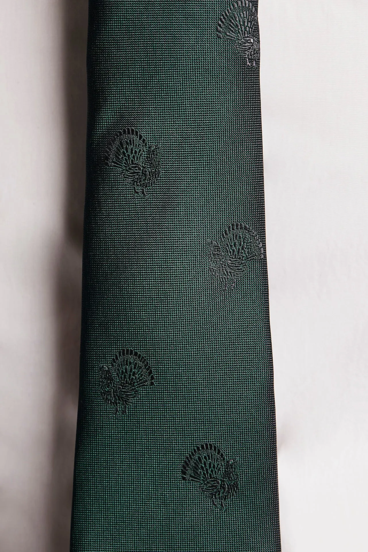 Green Silk Capercaillie Tie