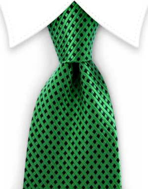 Green Silk Necktie