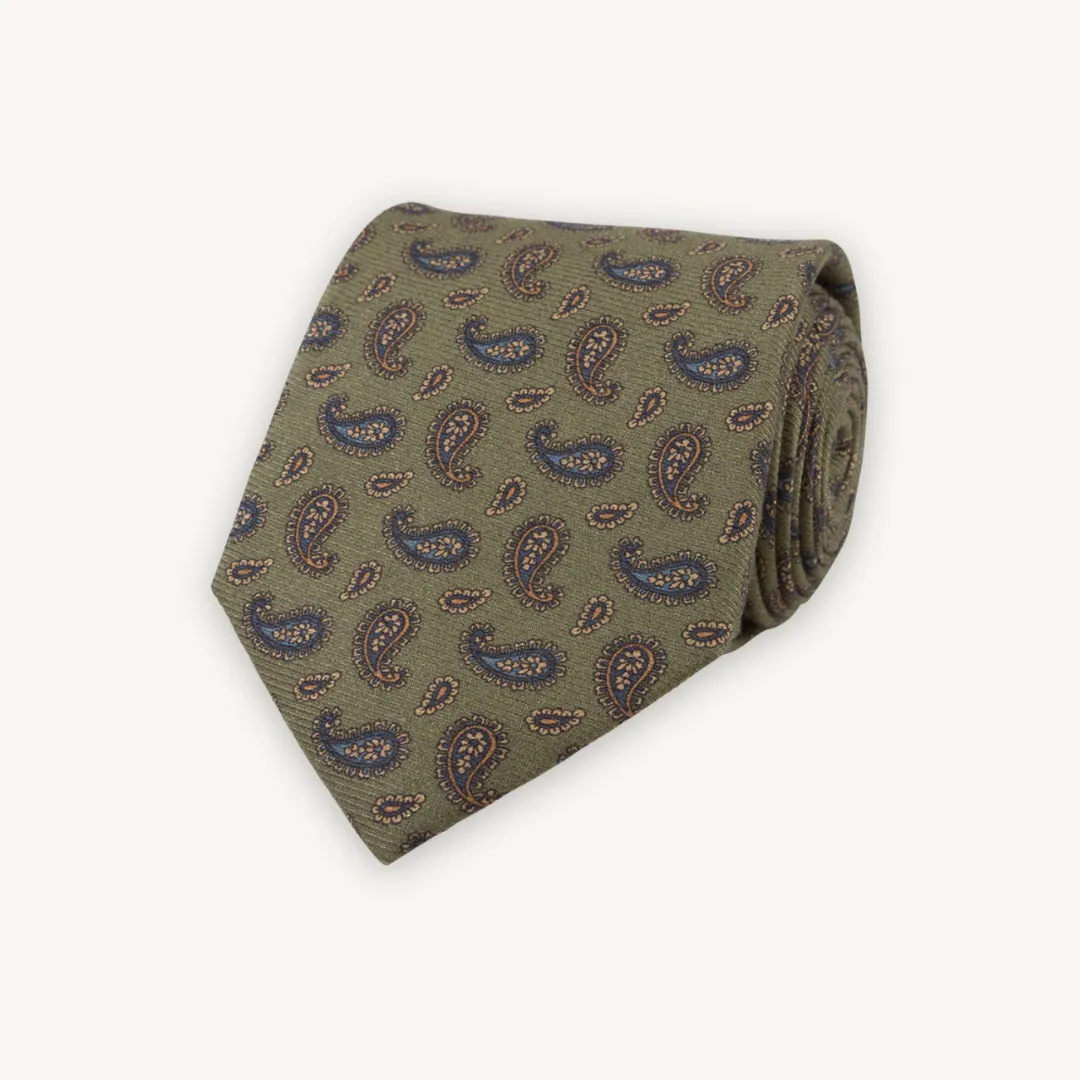 Green Silk Ties