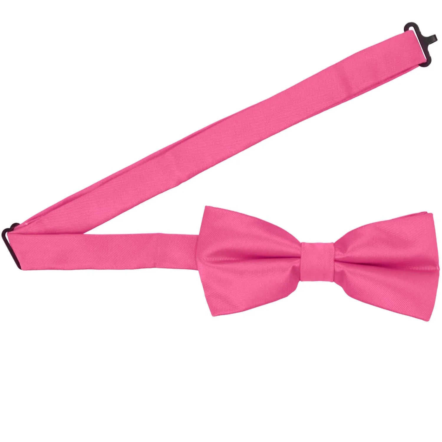 Hot Pink Band Collar Bow Tie