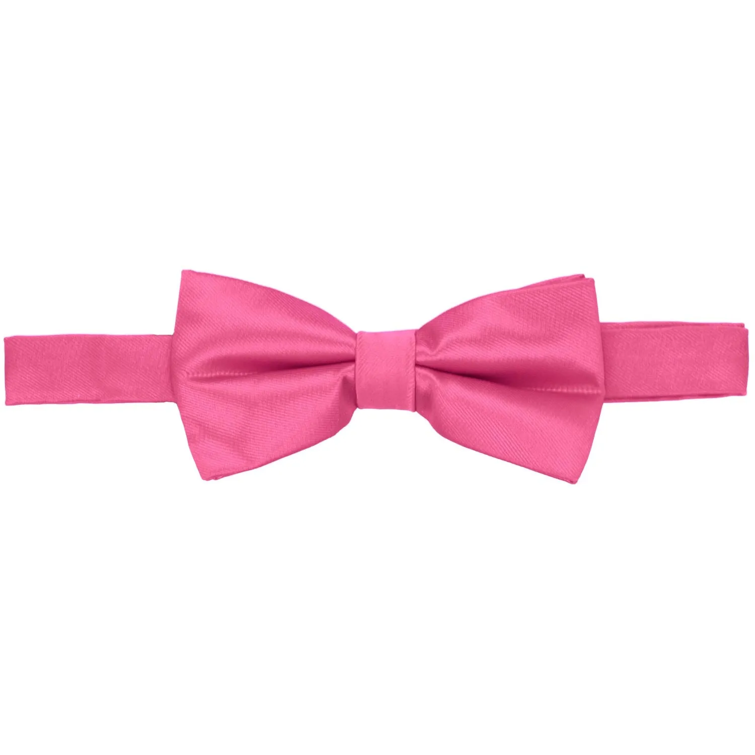 Hot Pink Band Collar Bow Tie