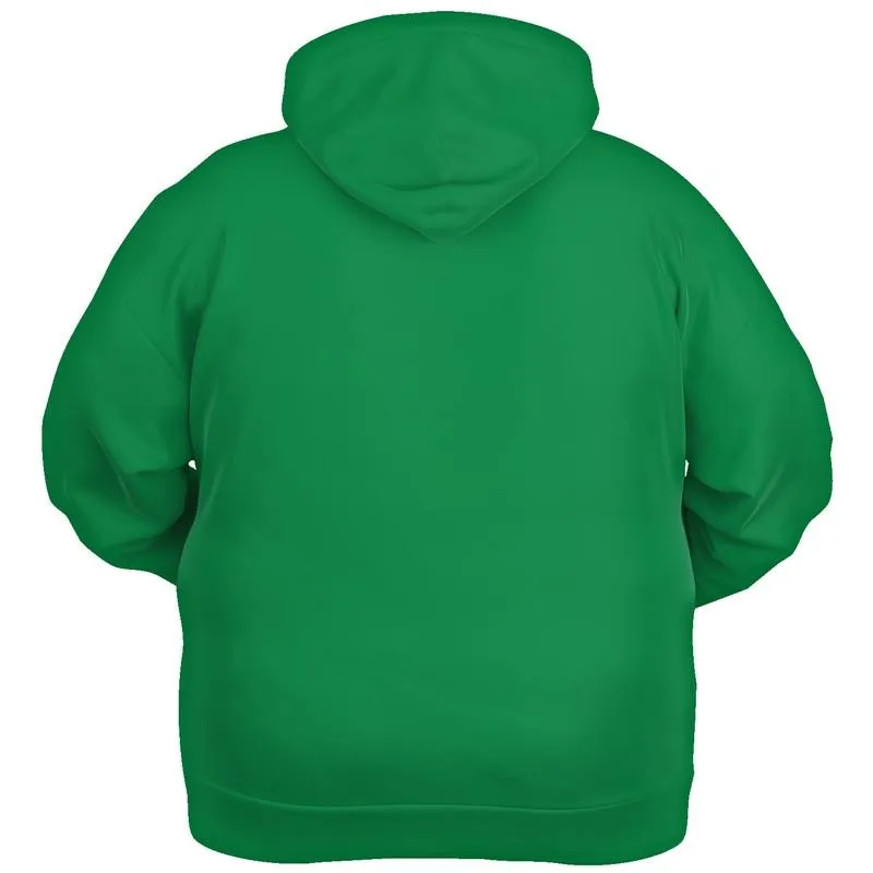 Irish Green Hoodie | Unisex | with PLUS sizes | C100M0Y100K30