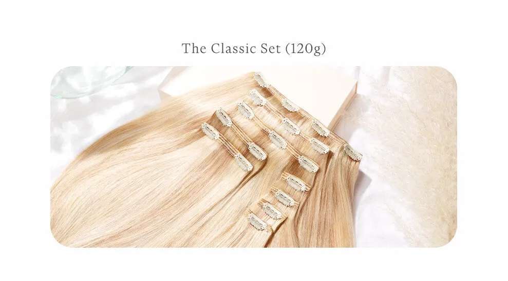 Jet Black, 20" Classic Clip-In Hair Extensions, #1 | 120g