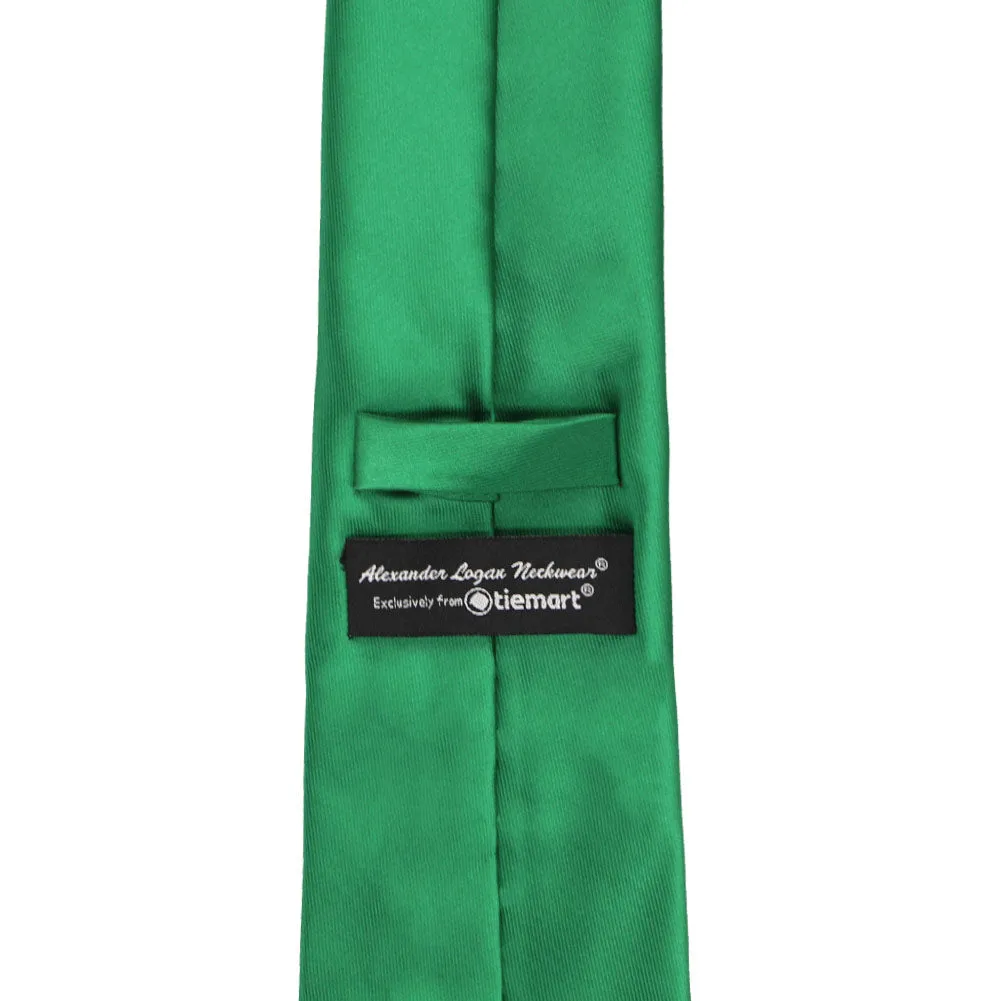 Kelly Green Solid Color Necktie