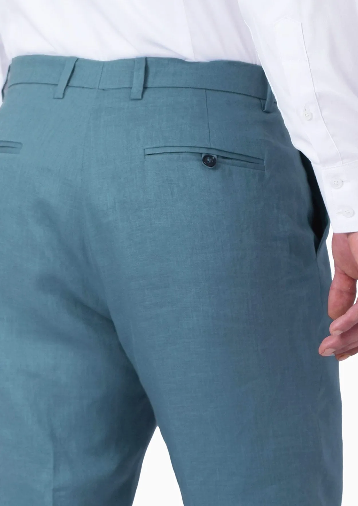 Koi Blue Linen Pants