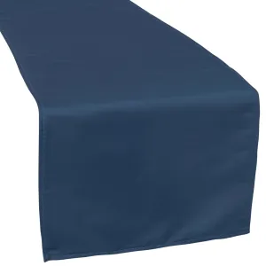 Lamour Satin Table Runner - Navy Blue