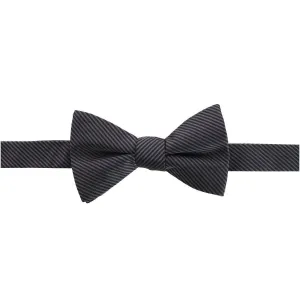 Leyton Diagonal Lined Tone on Tone Silk Bow Tie