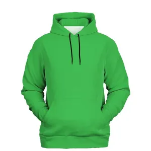 Lime Green Hoodie | Unisex | with PLUS sizes | Bright Pure Green | C75M0Y100K0