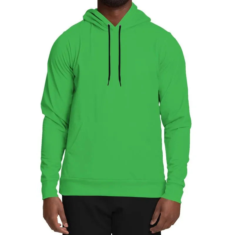 Lime Green Hoodie | Unisex | with PLUS sizes | Bright Pure Green | C75M0Y100K0