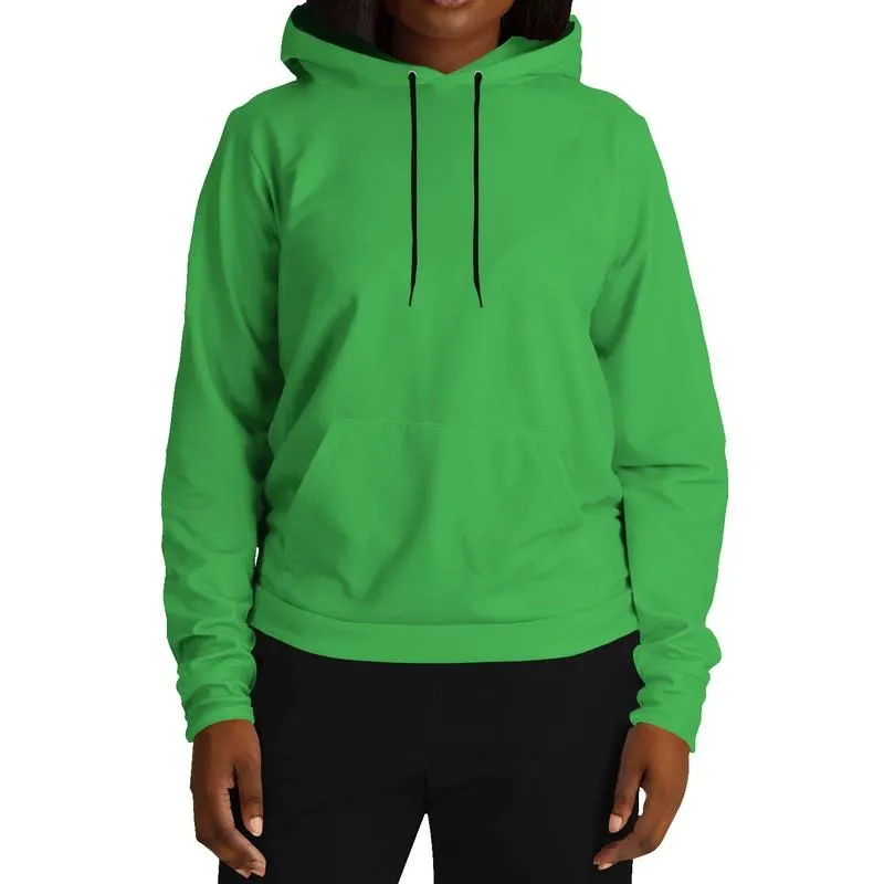 Lime Green Hoodie | Unisex | with PLUS sizes | Bright Pure Green | C75M0Y100K0