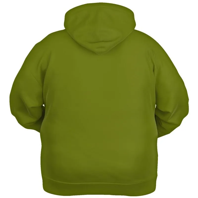 Medium Dark Yellow Warm Green Hoodie | Unisex | with PLUS sizes | Medium Dark Pure Yellow Warm Green | C25M0Y100K60