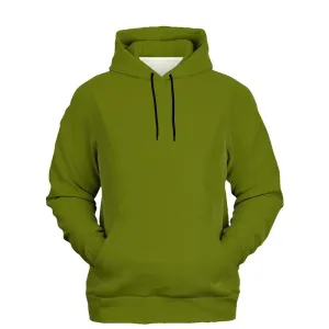 Medium Dark Yellow Warm Green Hoodie | Unisex | with PLUS sizes | Medium Dark Pure Yellow Warm Green | C25M0Y100K60